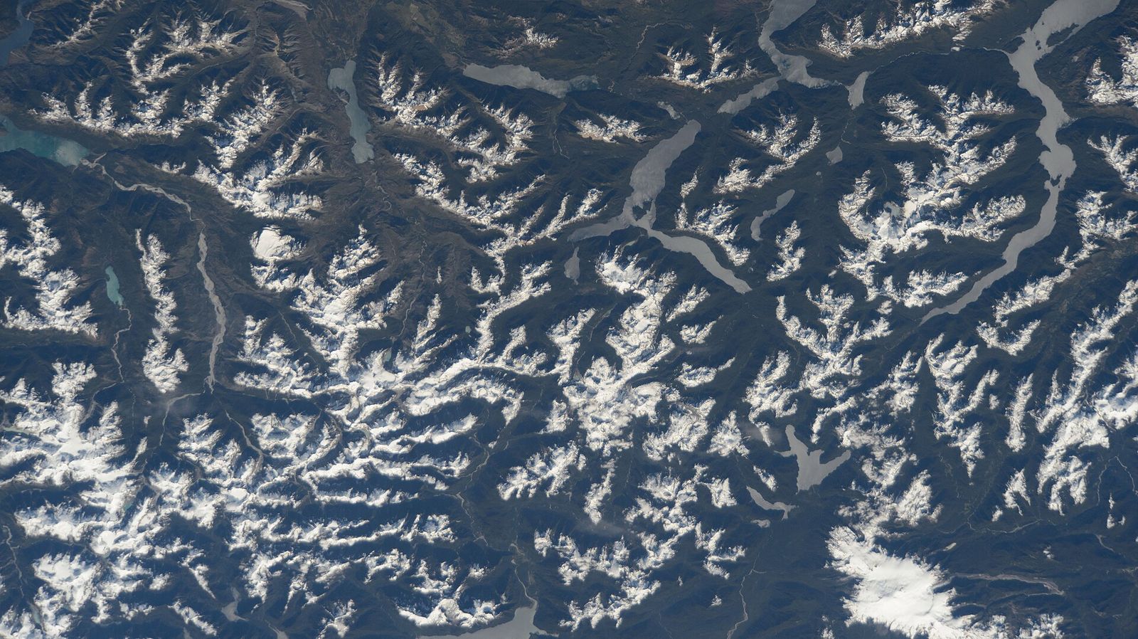 The Andes and their glacial lakes