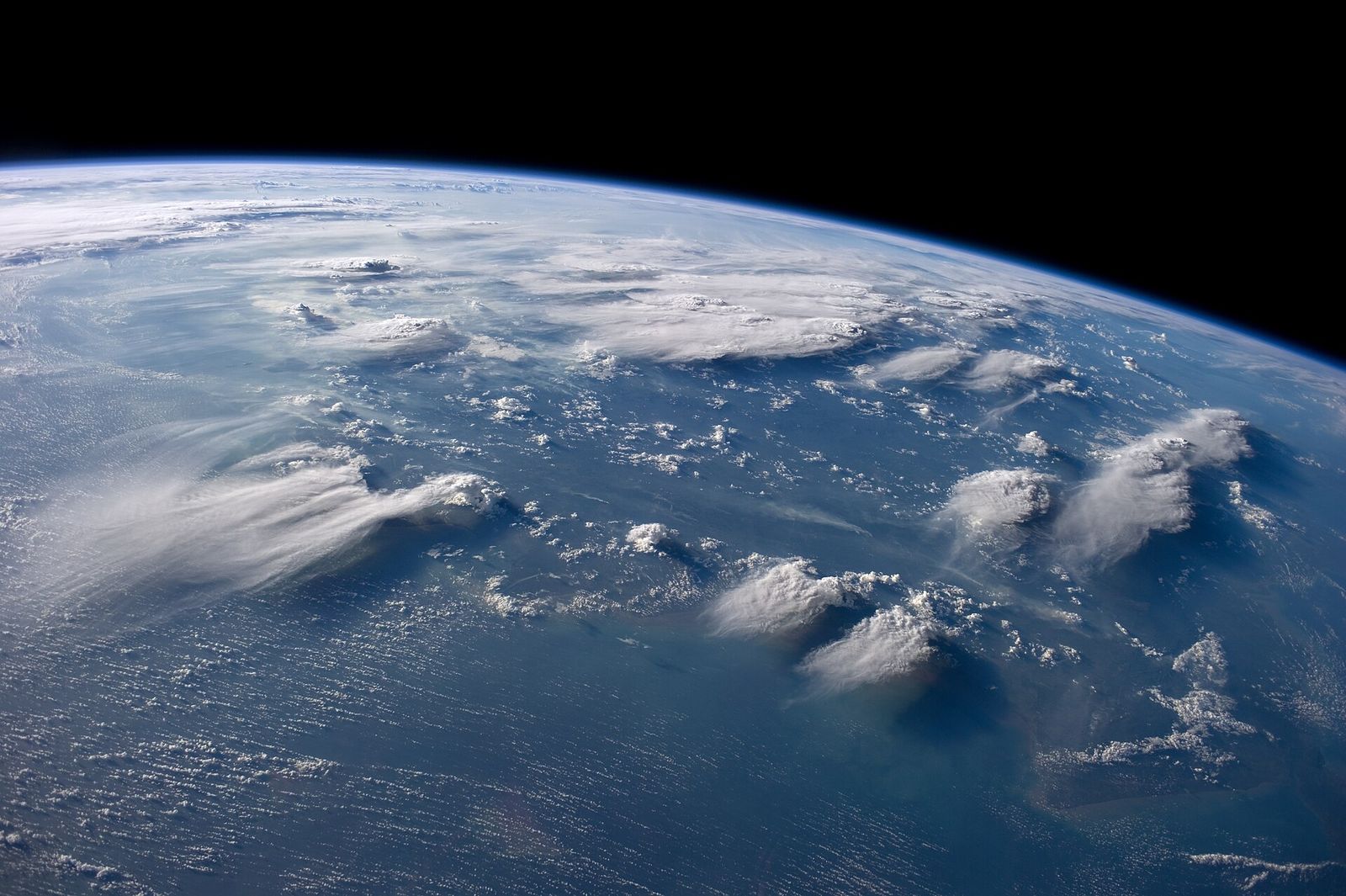 Thunderheads rising off Borneo